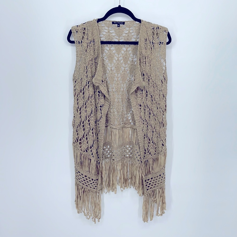 BELLISSIMA Open Knit Vest